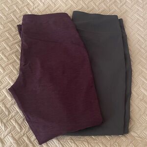 Two Duluth Noga pants M Purple and Gray